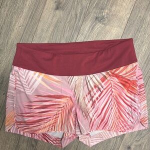 Maternity Athletic Print Shorts